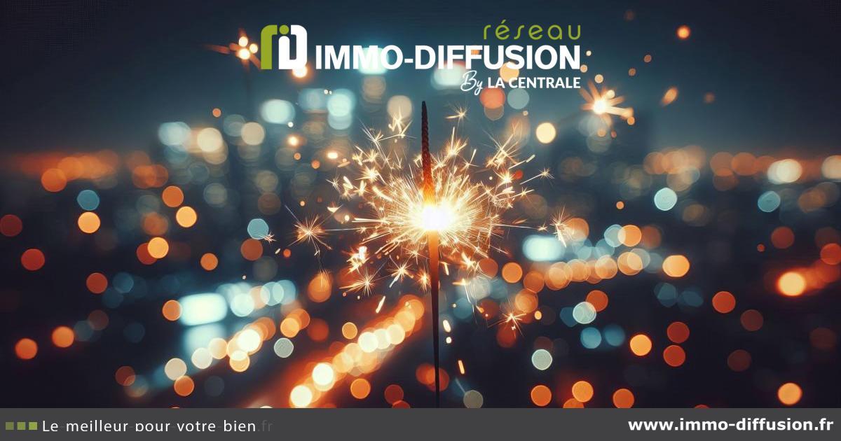 Immo-Diffusion vous souhaite une très bonne année 2025 !